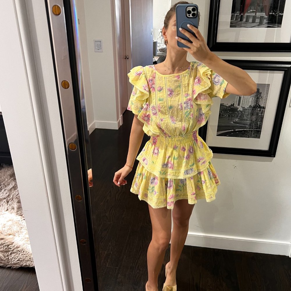Natasha Mini Dress by LoveShackFancy